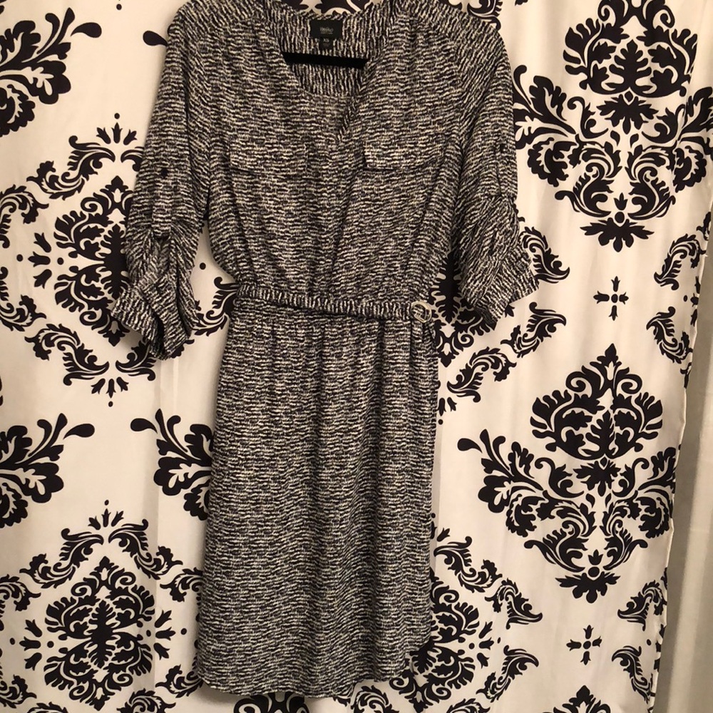 Black and white dress from target